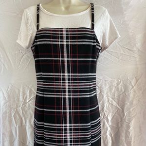 Plaid mini dress